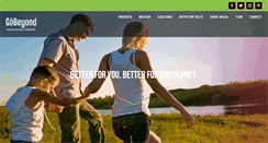 Desktop Screenshot of gobeyondfoods.com